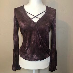 American Eagle Soft & Sexy bell sleeve top